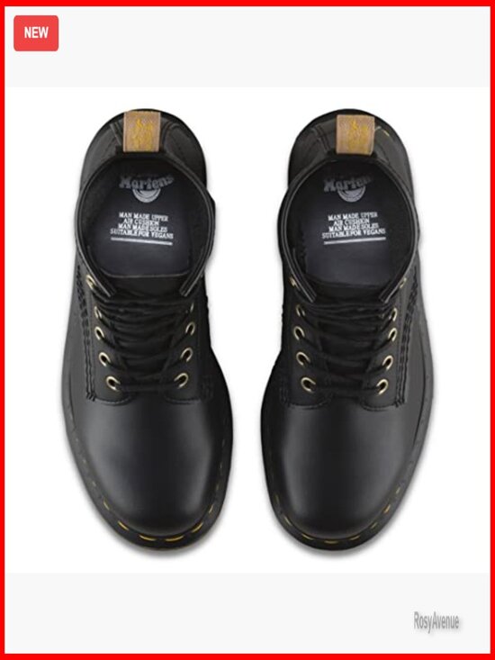 Unisex Combat Boots Lace-Up Ankle Boots Vegan Leather Durable main image 7